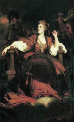 Портрет Сарры Сиддонс в образе музы Трагедии. 1784