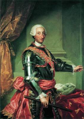 Портрет испанского короля Карлоса III. Ок. 1761