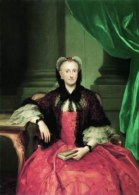 Портрет королевы Марии Амалии Саксонской. Ок. 1761