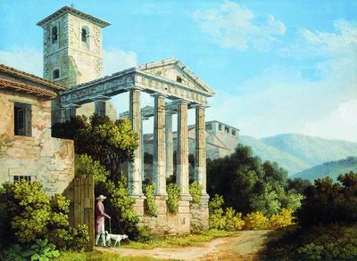 Храм Геркулеса в Кори. 1775
