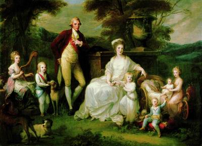 Фердинанд IV Неаполитанский с семьей. 1780-е
