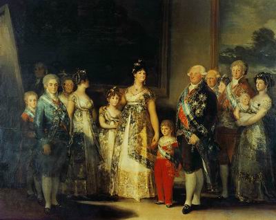 Портрет семьи короля Карла IV. 1800
