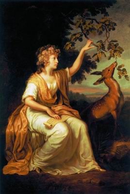 Леди Шарлотта Кемпбелл в виде Дианы. 1787—1798