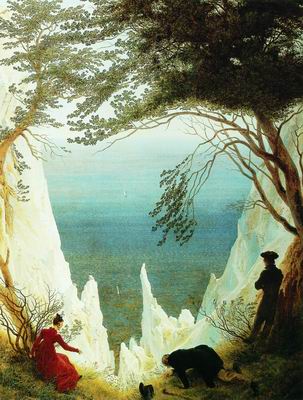 Меловые скалы на острове Рюген. 1818