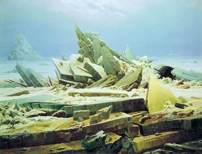 Море во льдах (Гибель «Надежды»). 1824