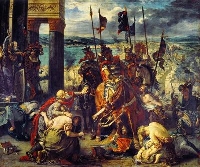 Взятие крестоносцами Константинополя 12 апреля 1204 года. 1840