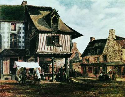 Рынок в Нормандии. Ок. 1832
