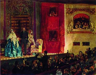 Театр «Жимназ» в Париже. 1856