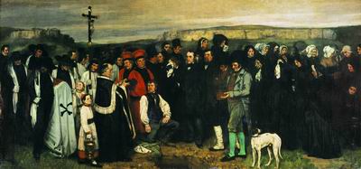 Похороны в Орнане. 1849