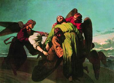 Христианские мученики, несомые ангелами на небо. 1848