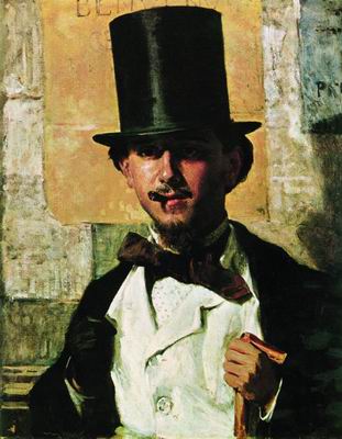Портрет художника Бернардо Челентано. 1859