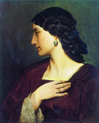 Портрет Нанны Ризи. 1860