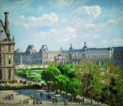 Площадь Карусель в Париже. 1900