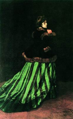 Портрет Камиллы Донсье (Дама в зеленом). 1866