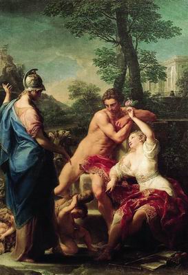 Геркулес на распутье между Добродетелью и Пороком. 1765