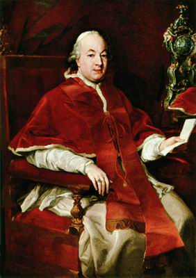 Портрет Папы Пия VI. 1775