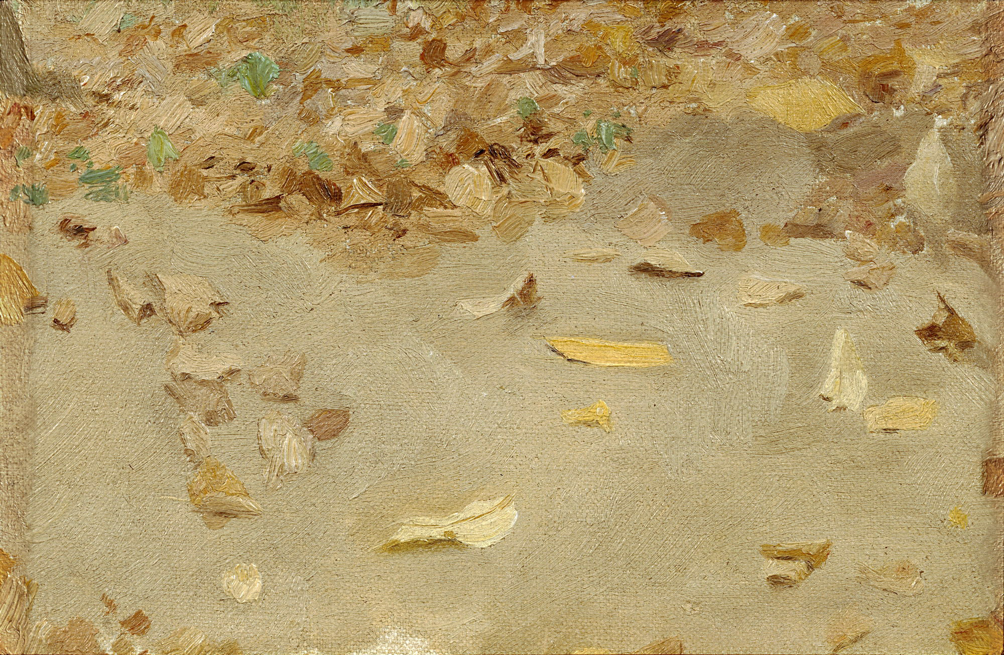 Левитан И.. Осенние листья. 1879