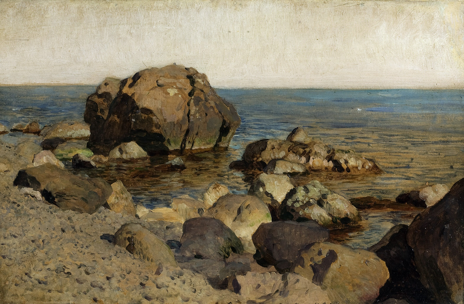 Левитан И.. На берегу моря. 1886