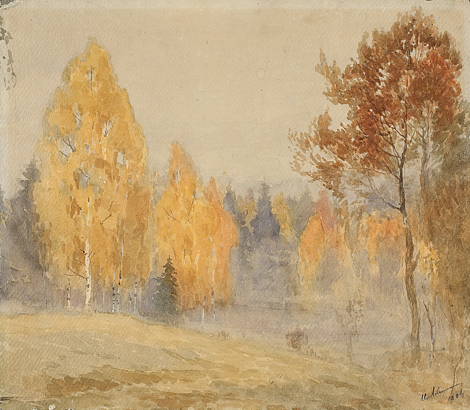 Левитан И.. Осень. 1884