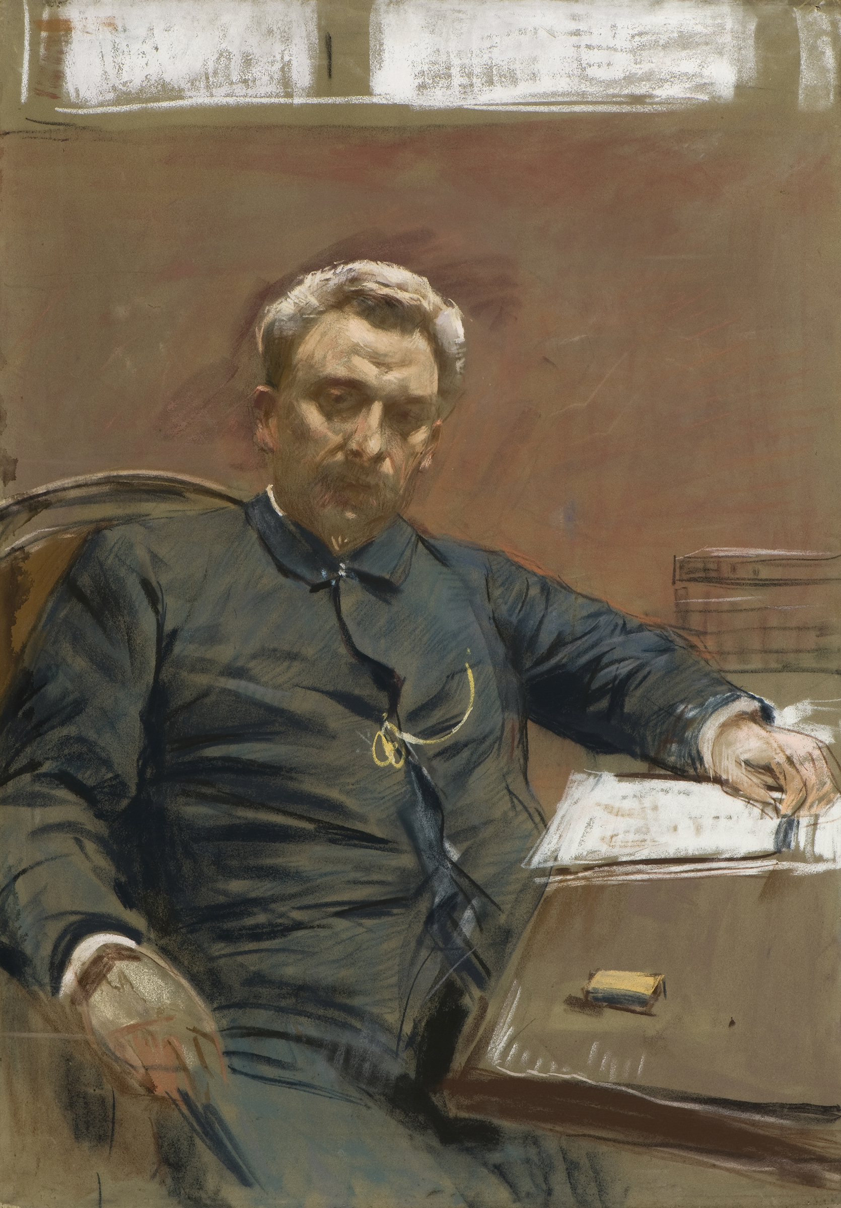 Левитан И.. Портрет А.П.Ленского. 1890-е