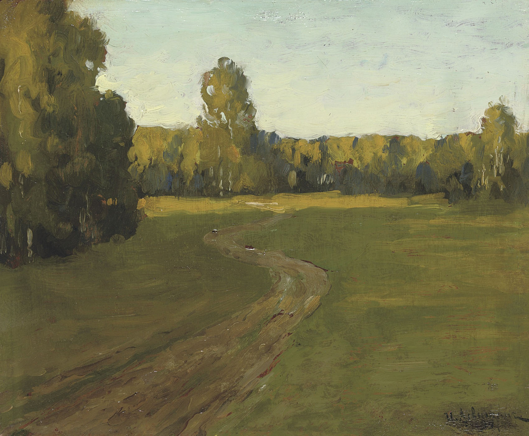 Левитан И.. Летний пейзаж. 1899