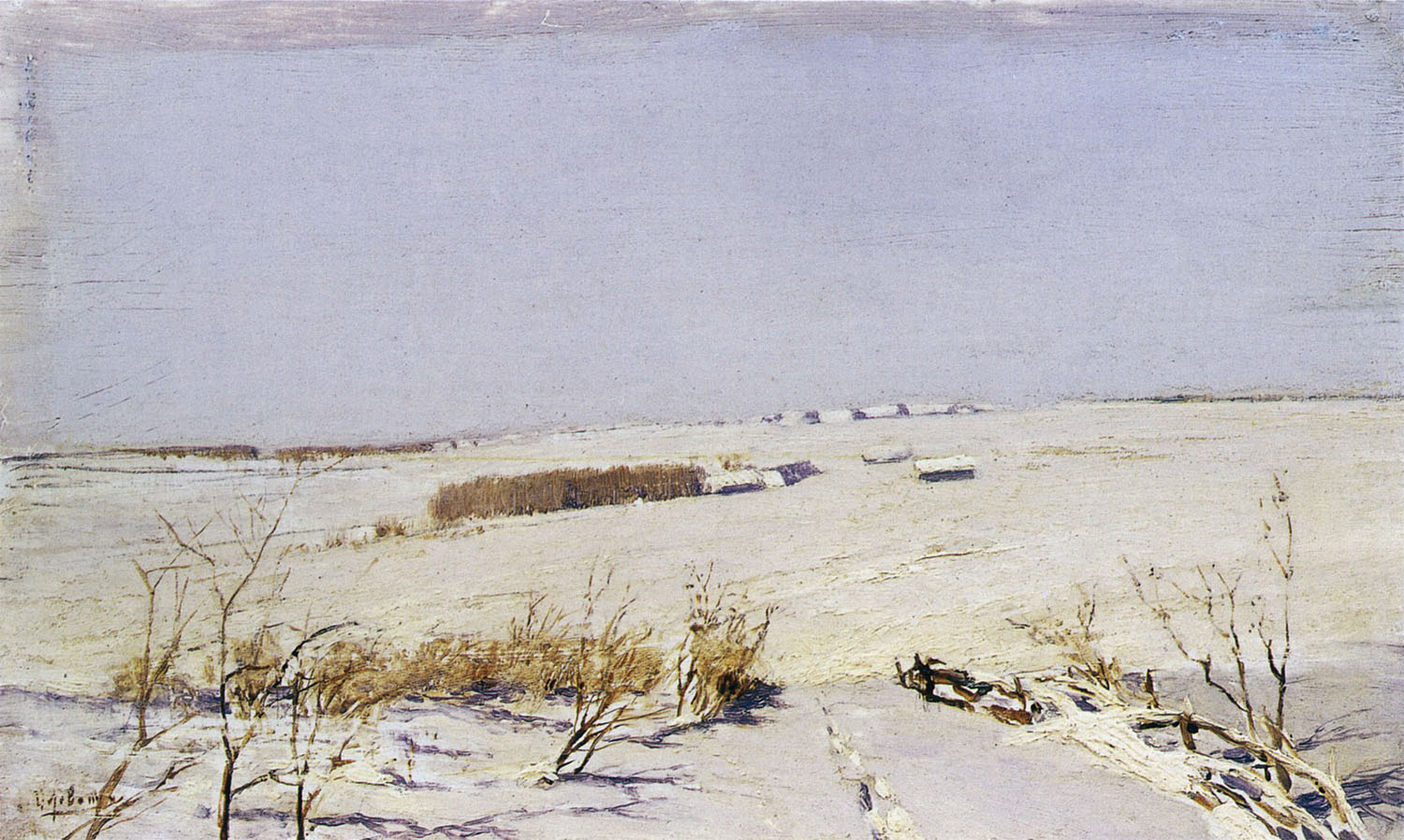 Левитан И.. Зимний день. 1880-е
