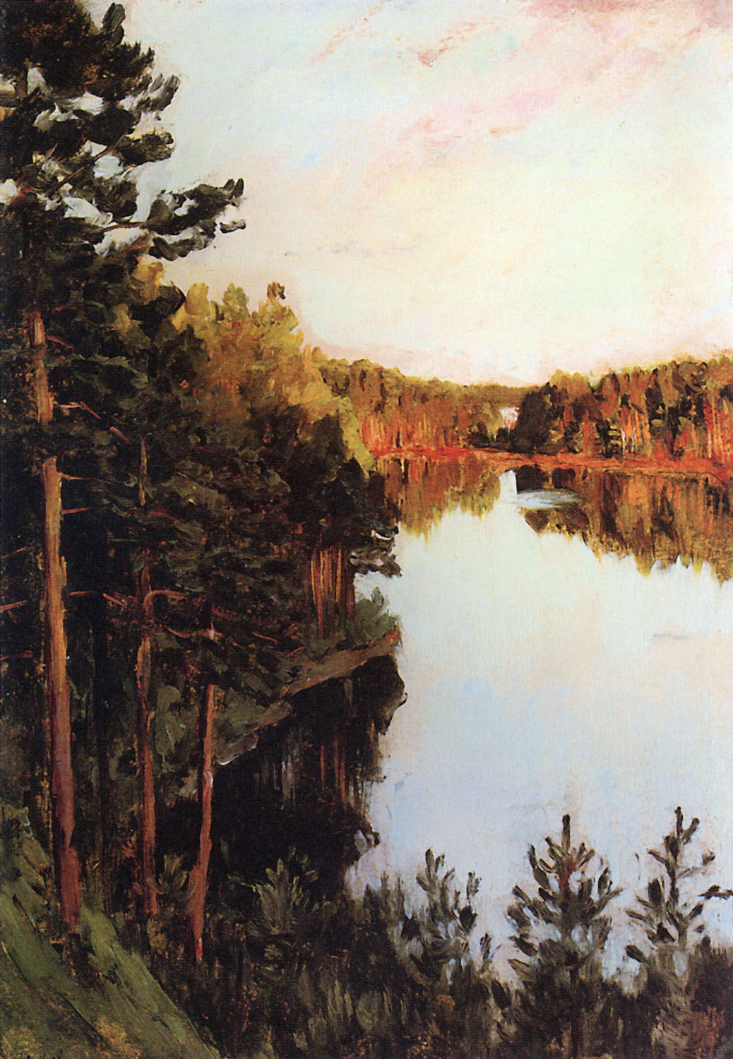 Левитан И.. Лесное озеро. 1896 (?)