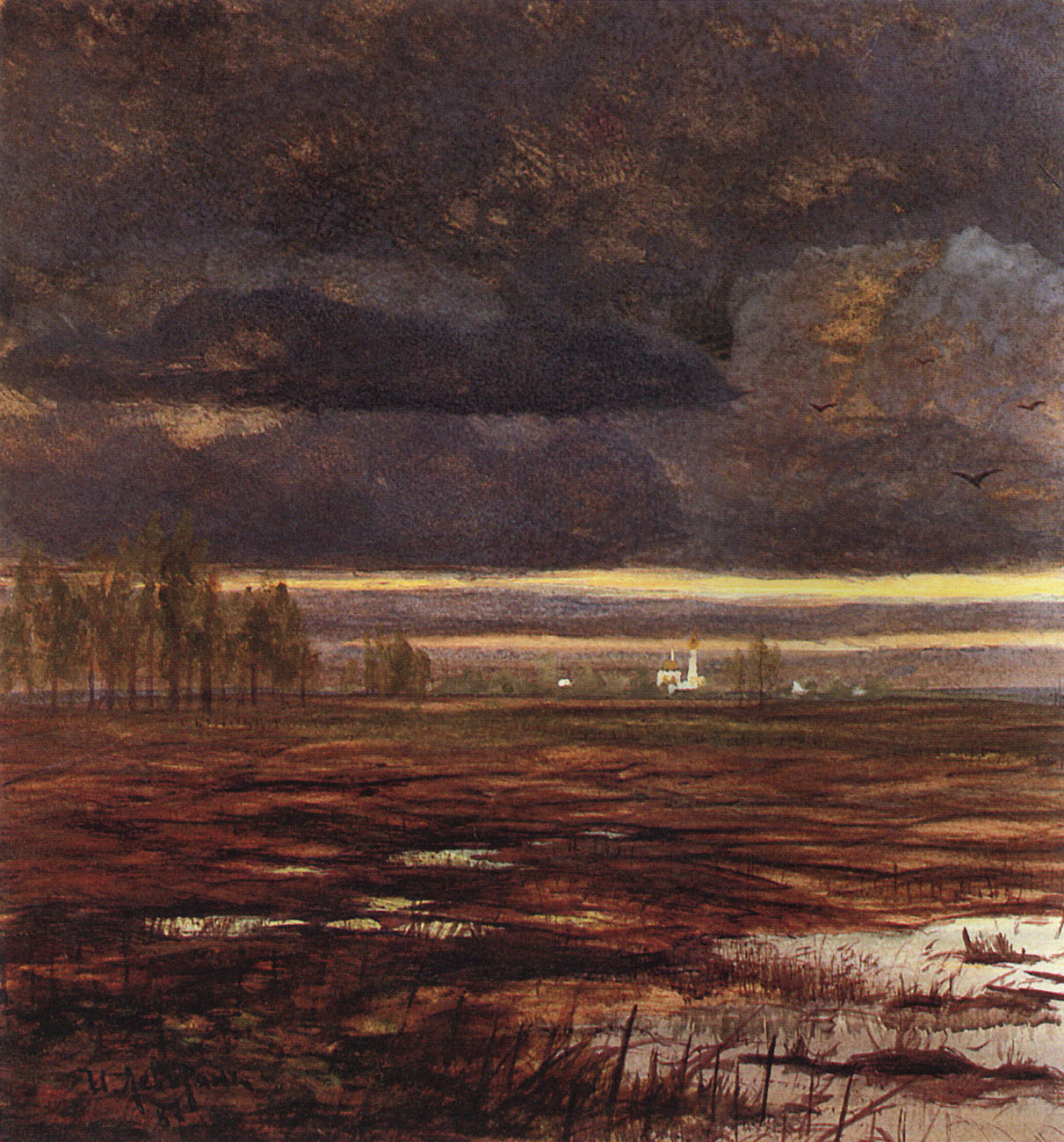 Левитан И.. После бури. 1887