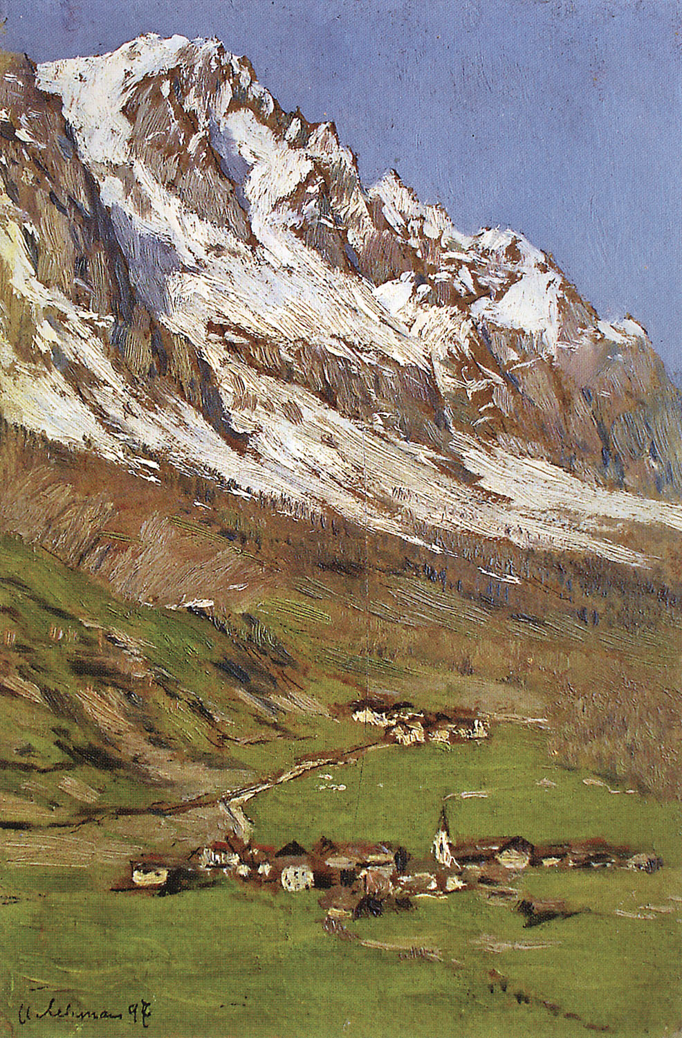 Левитан И.. Альпы. 1897