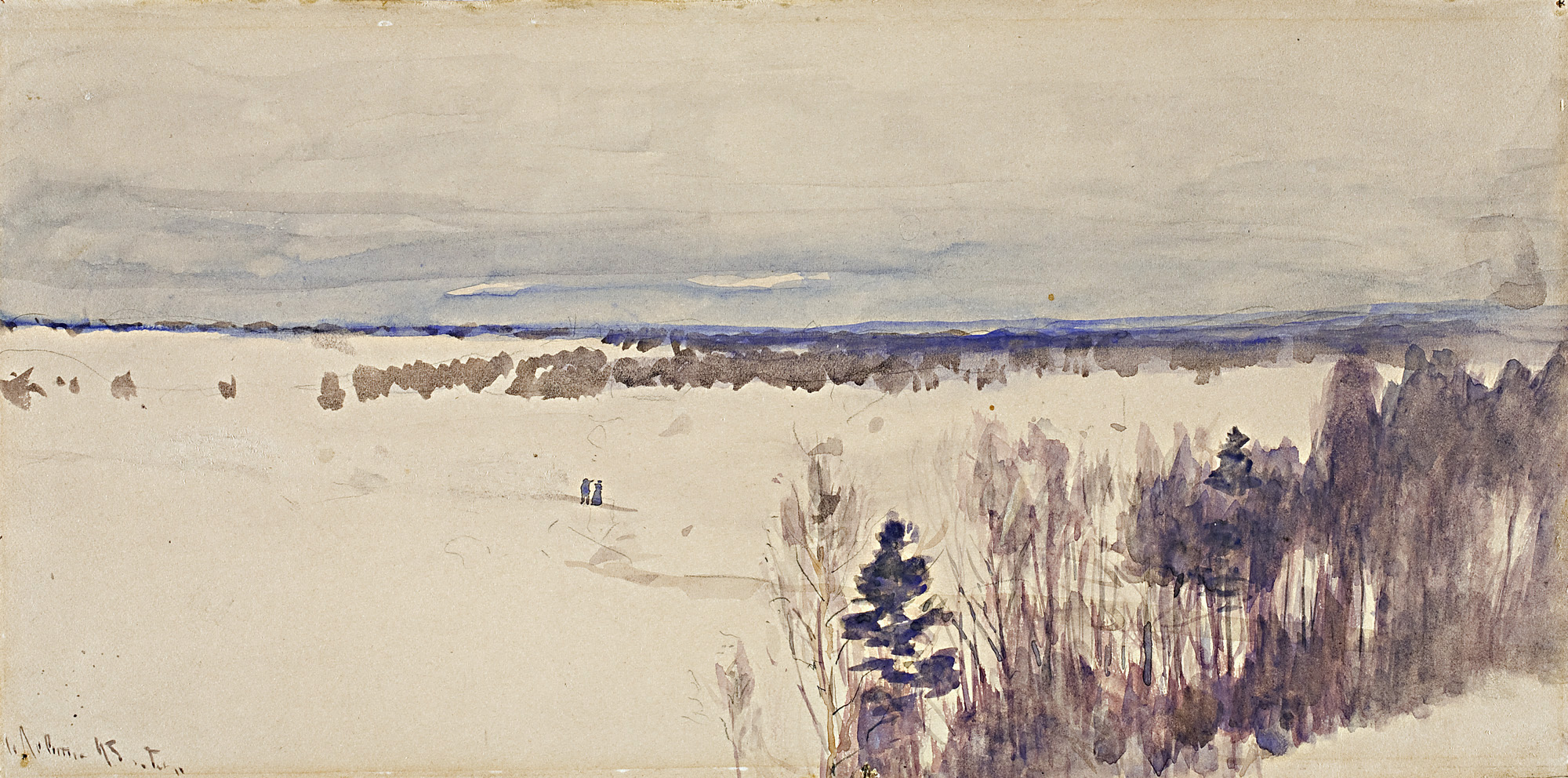 Левитан И.. Зима. 1895