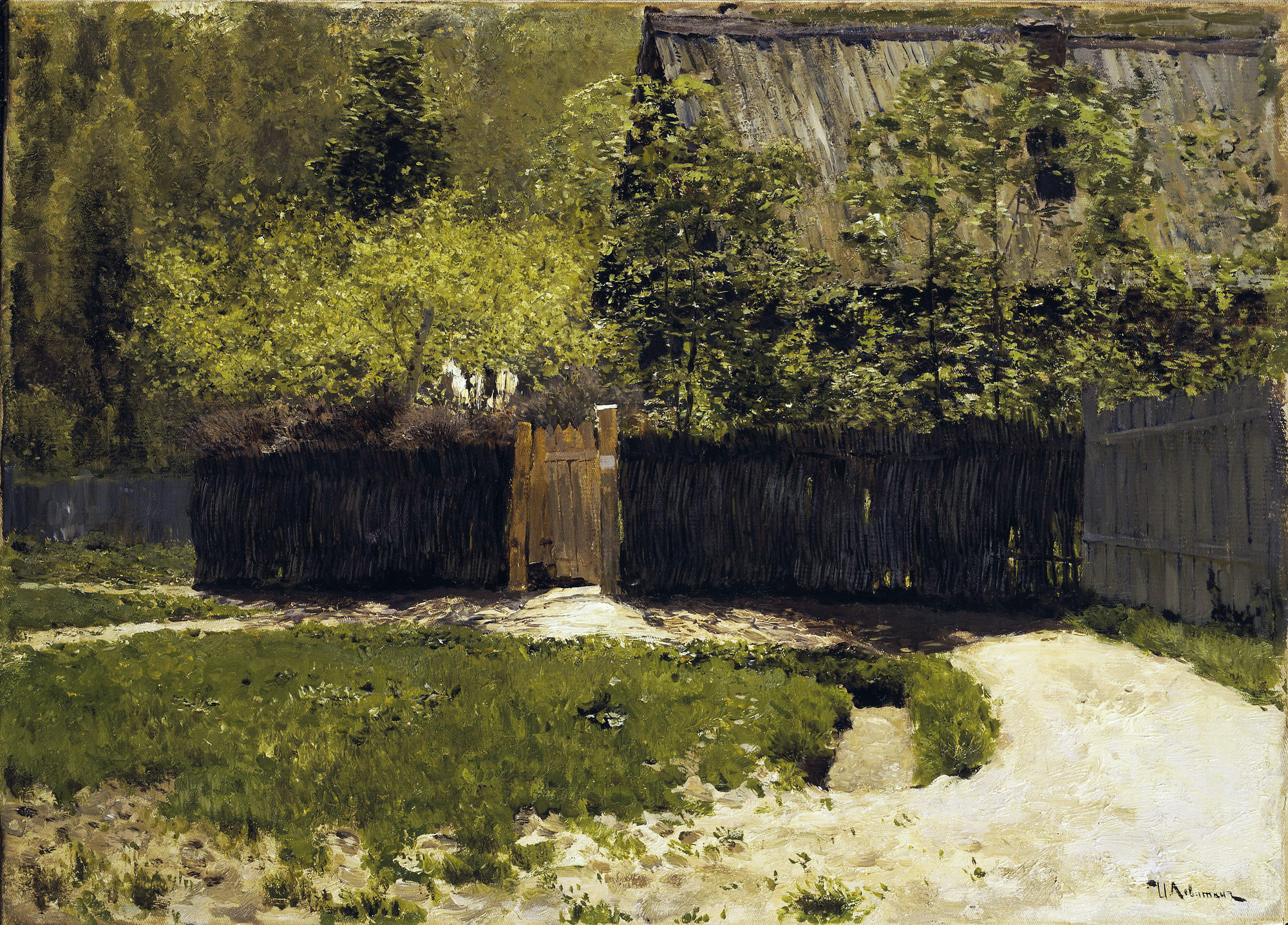 Левитан И.. Первая зелень. Май. 1883-1888