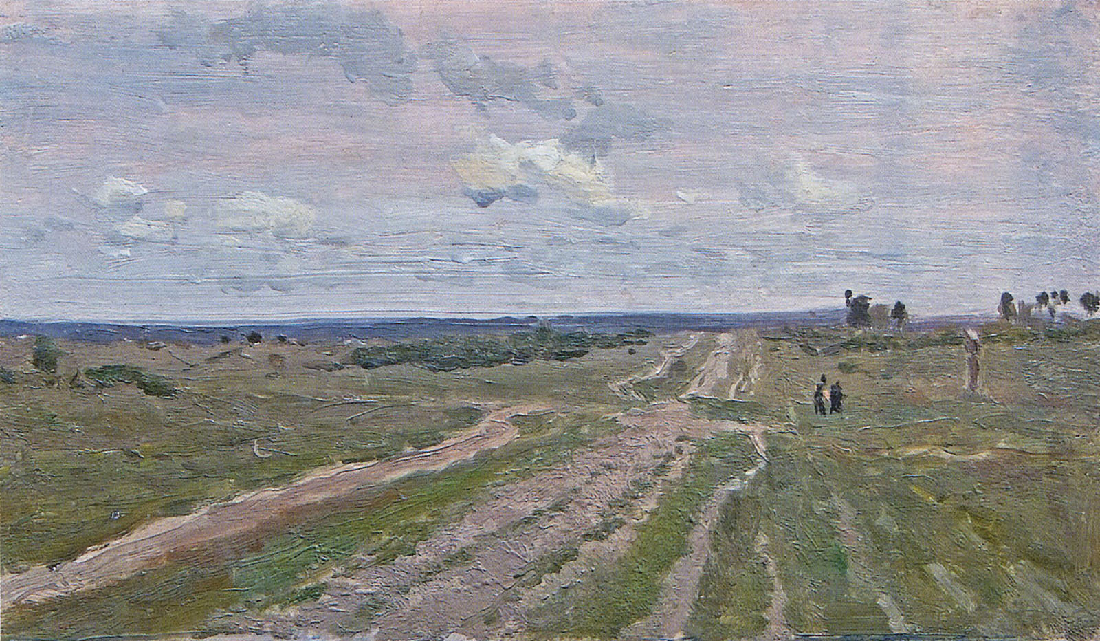 Левитан И.. Владимирка. 1892