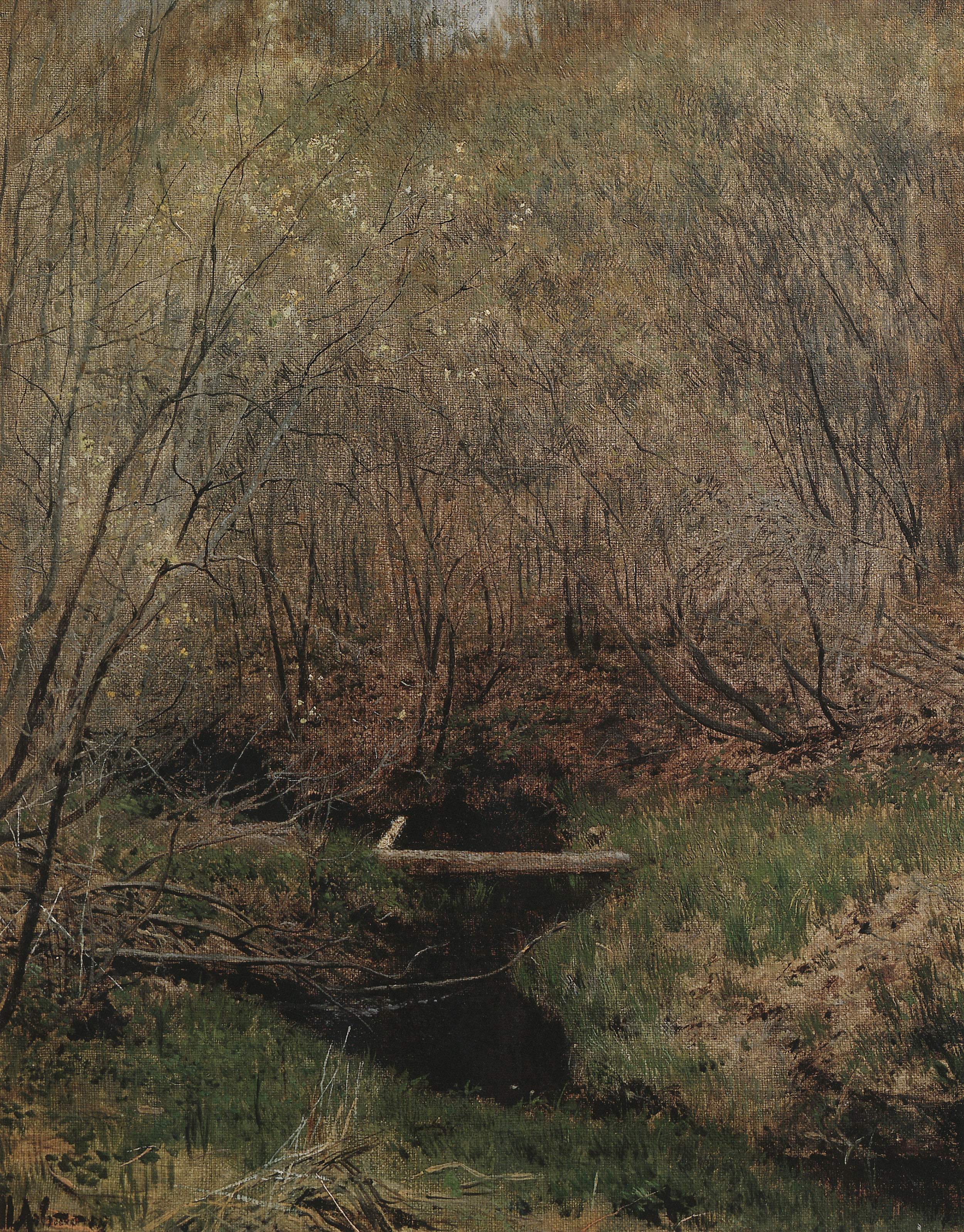 Левитан И.. Весной в лесу. 1882