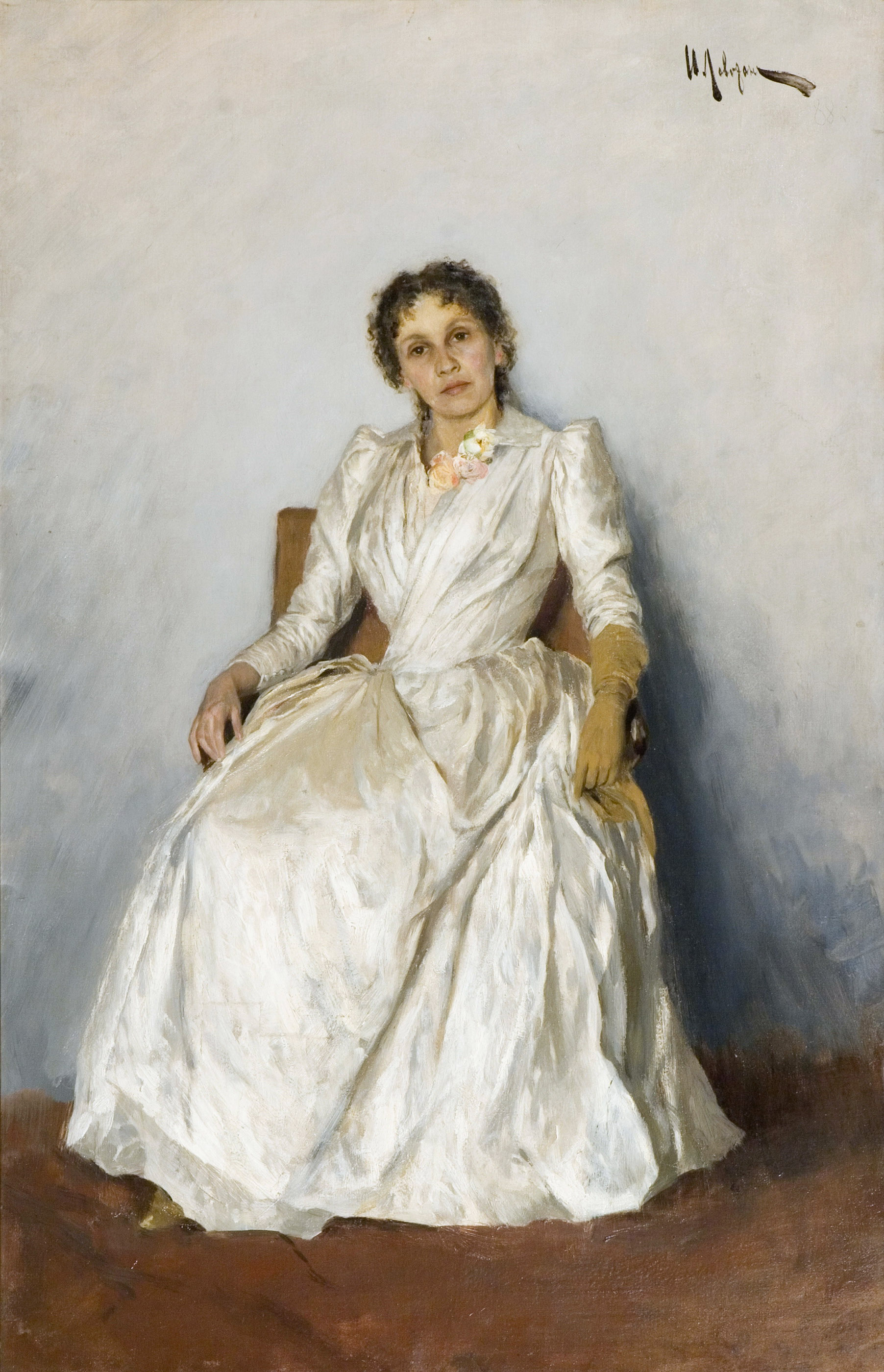 Левитан И.. Портрет Софьи Петровны Кувшинниковой. 1888