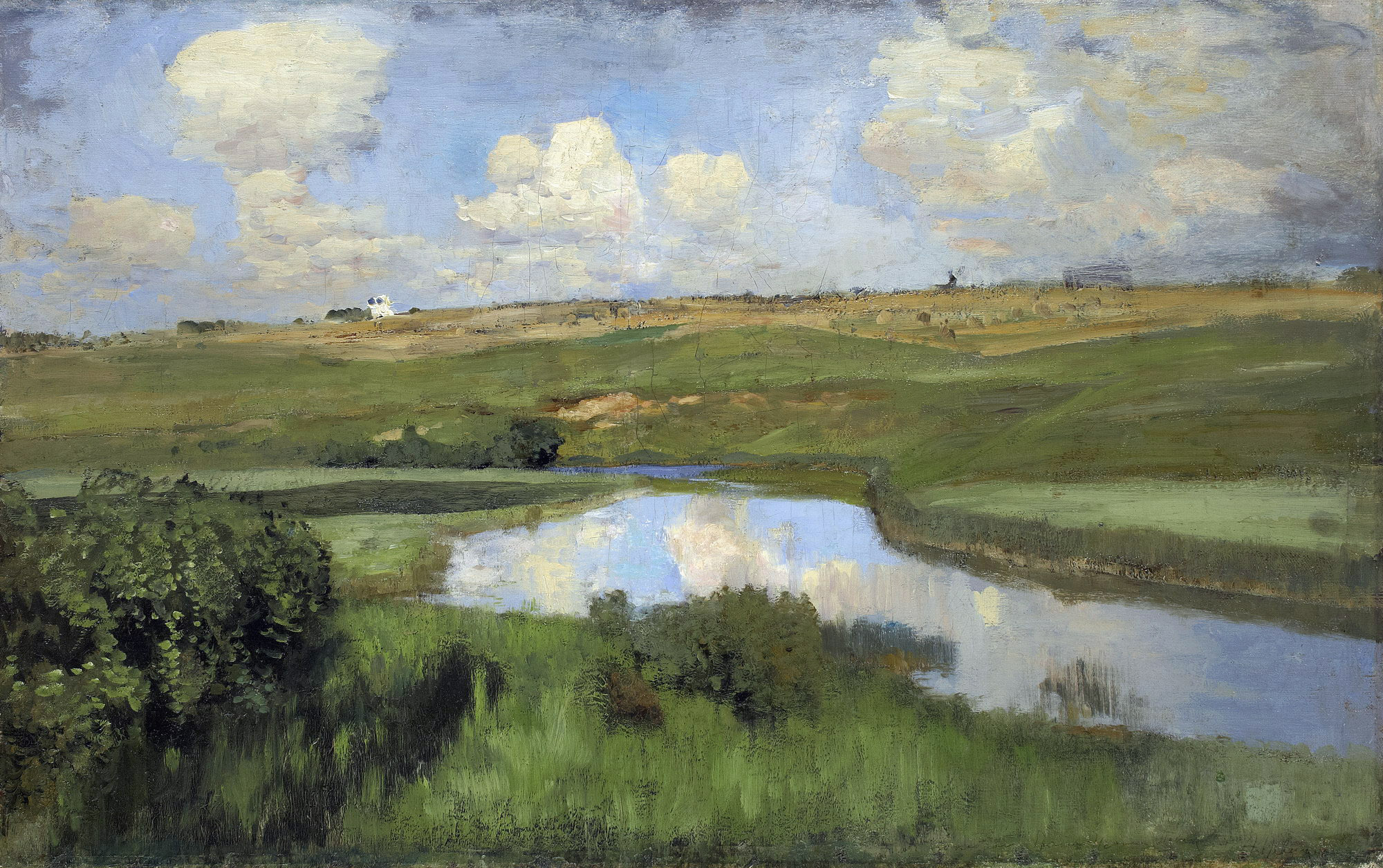 Левитан И.. Река. 1898-1899