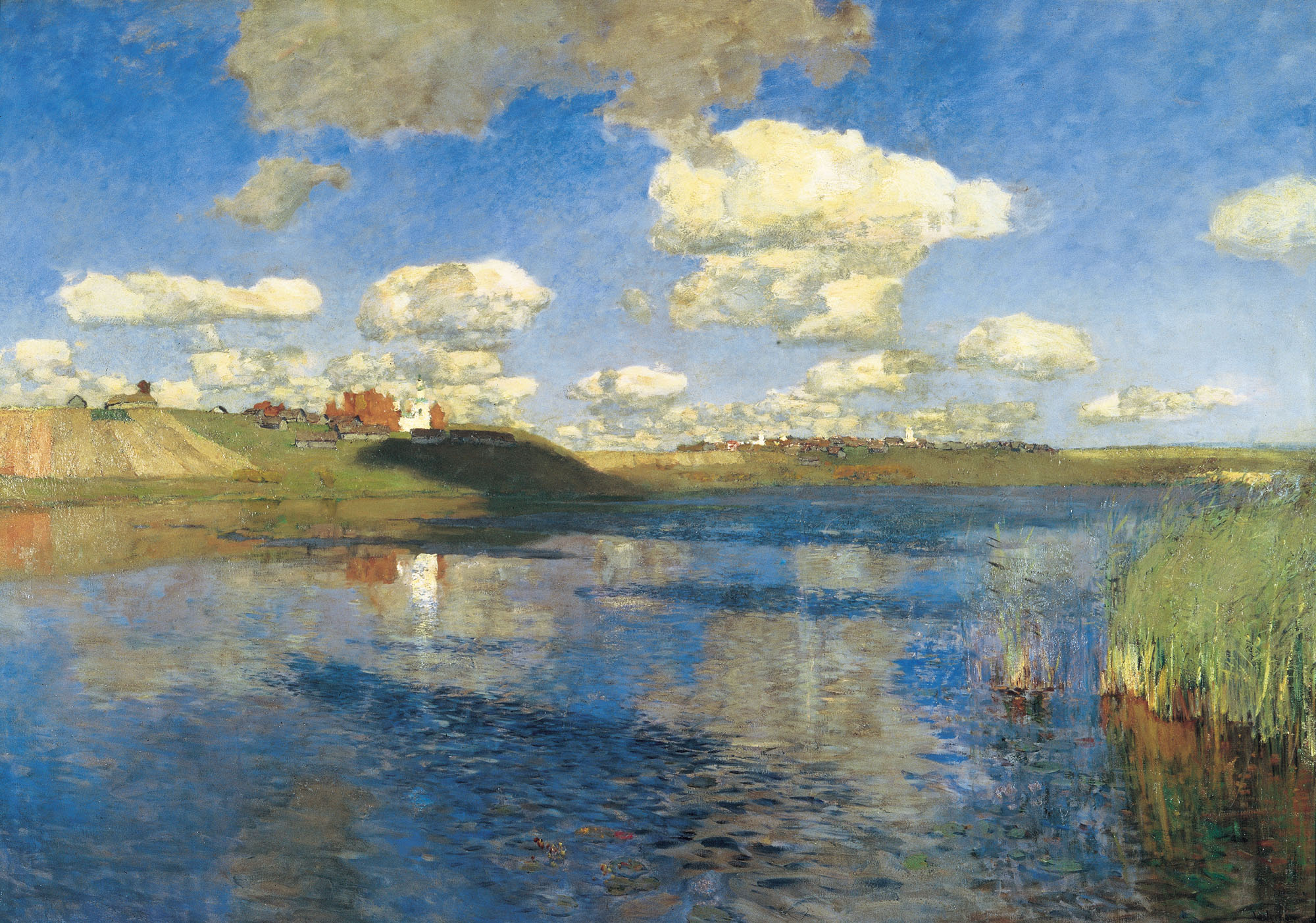 Левитан И.. Озеро. Русь. 1899-1900
