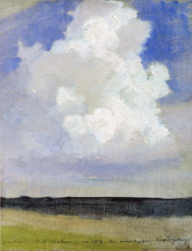 Левитан И.. Облако. 1878