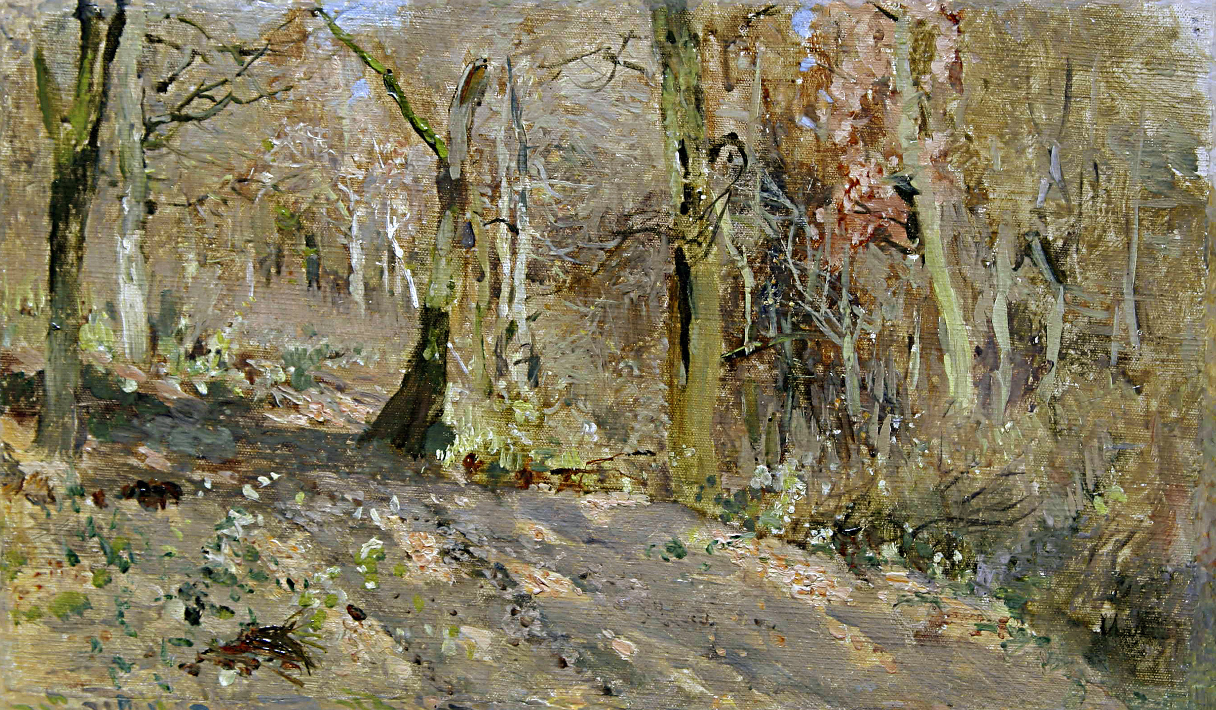 Левитан И.. Осенний лес. 1886