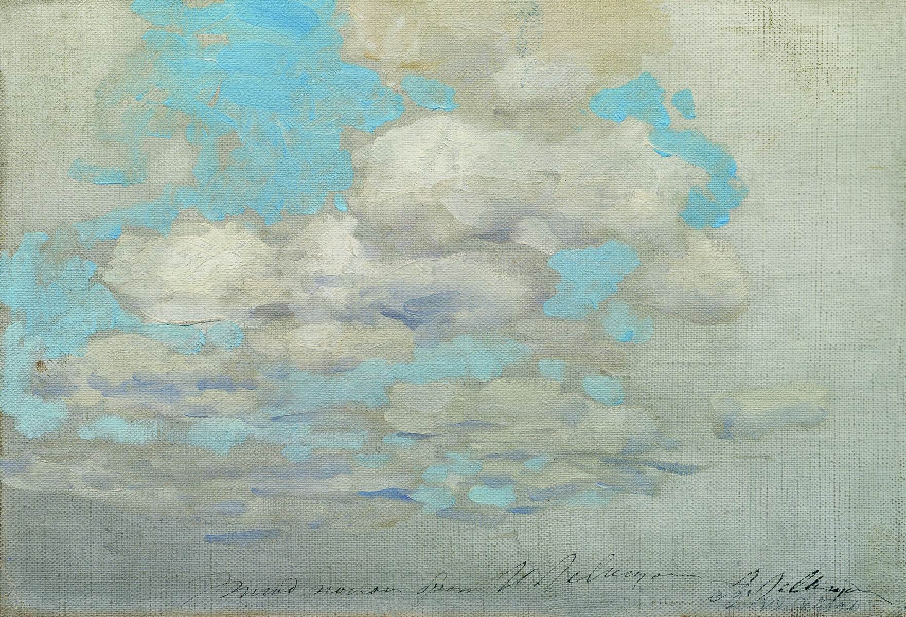 Левитан И.. Облака. 1890-е