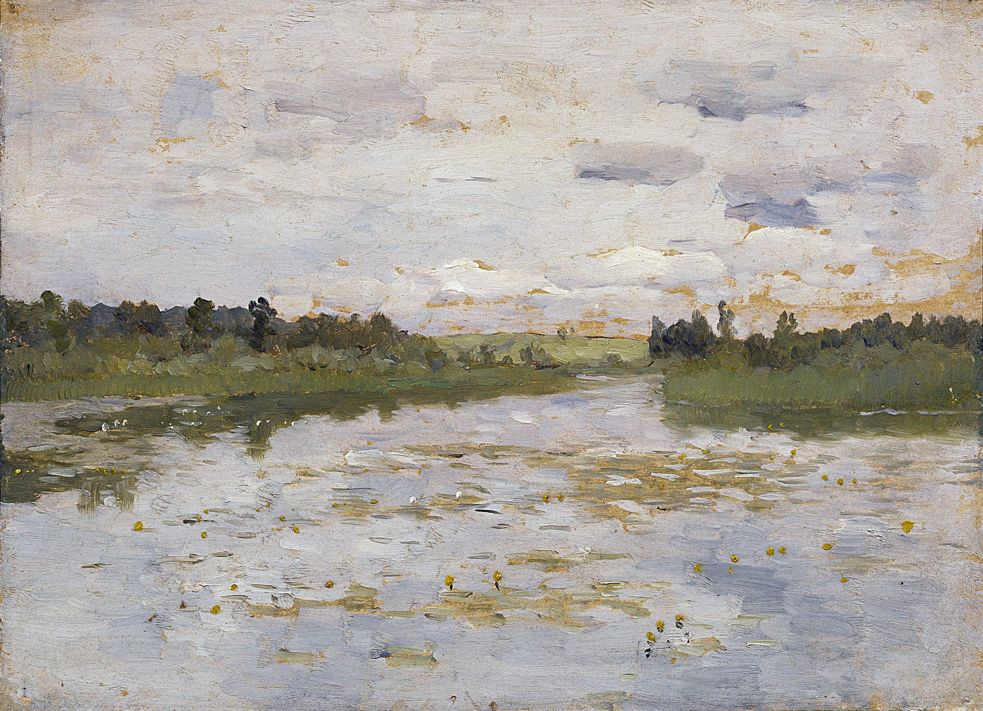 Левитан И.. Озеро. 1895