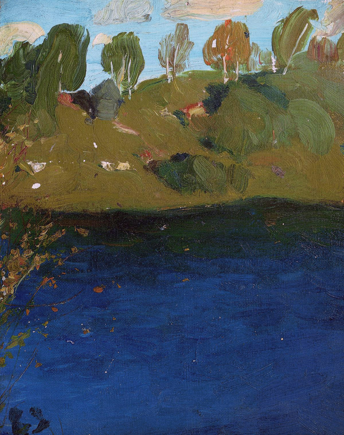 Левитан И.. Озеро. Осень. Конец 1890-х