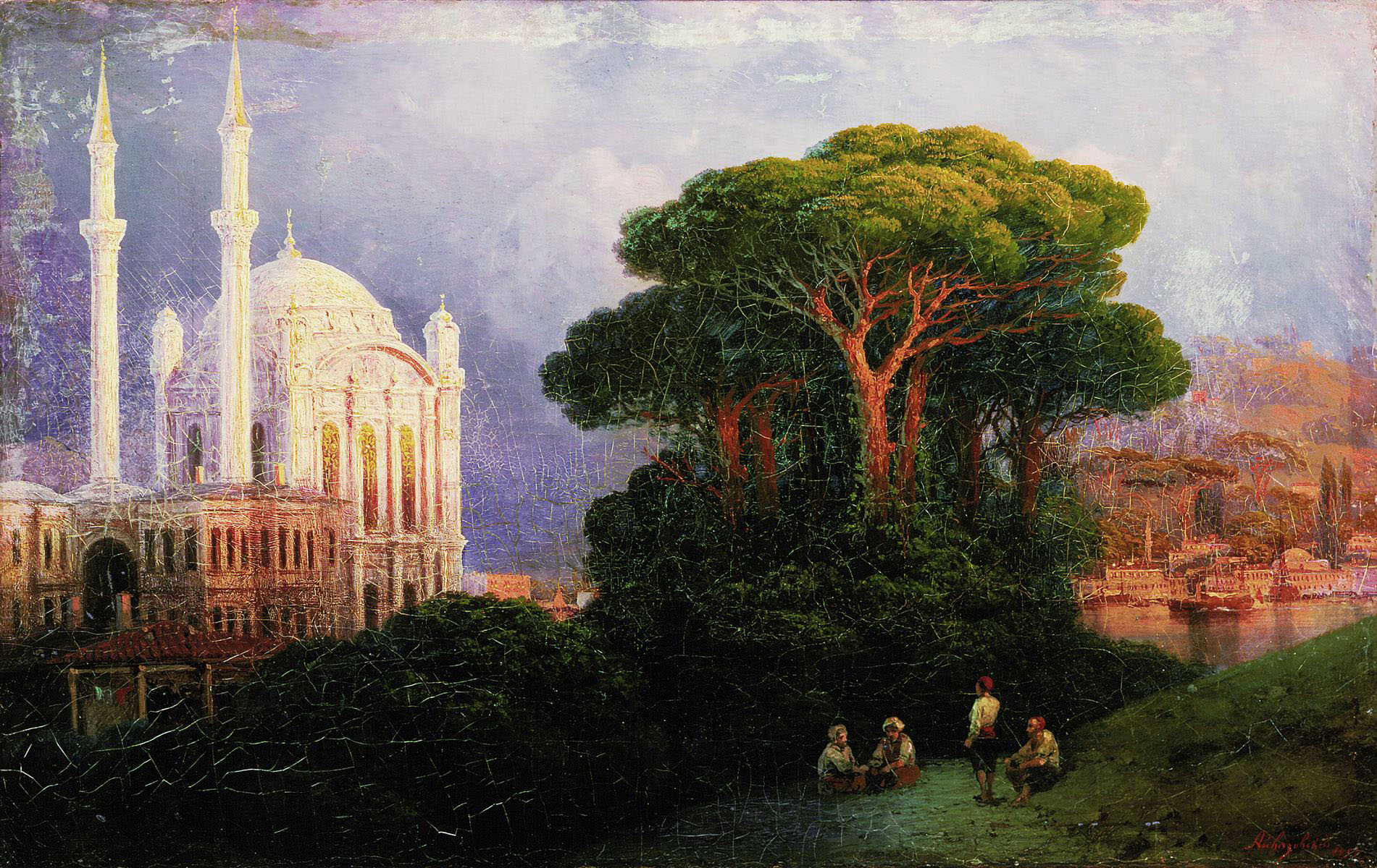 Айвазовский. Вид Константинополя. 1851