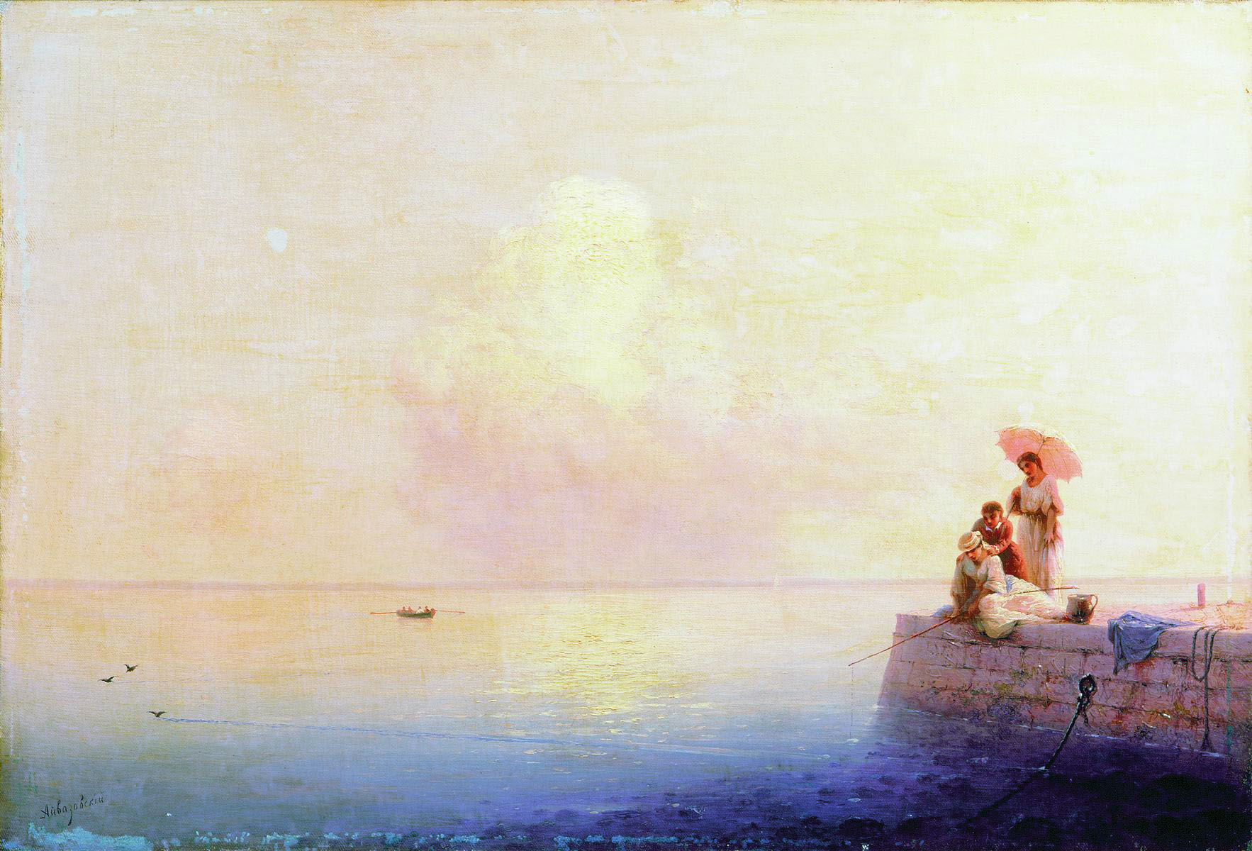 Айвазовский. Штиль на море. 1879