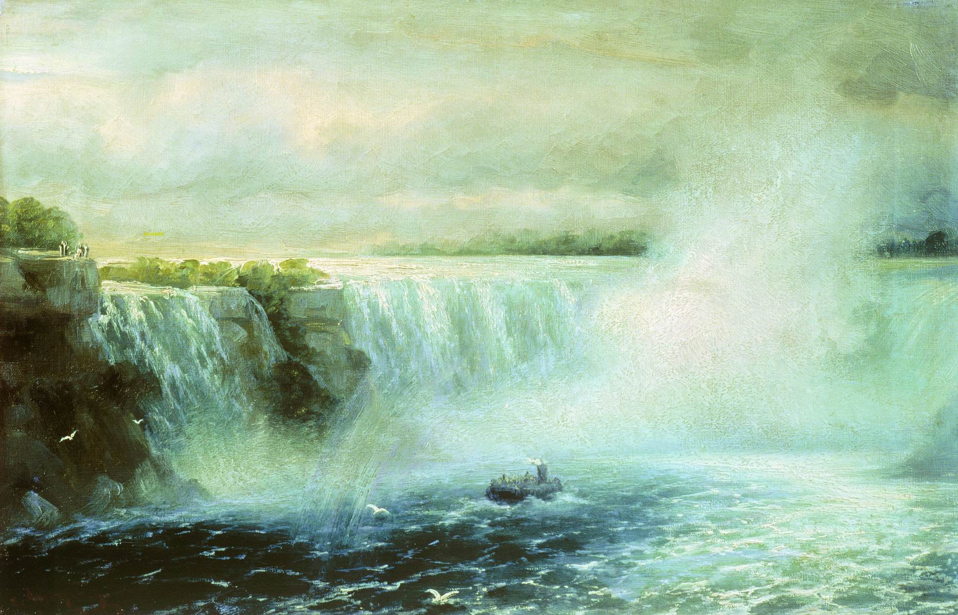 Айвазовский. Ниагарский водопад. 1893