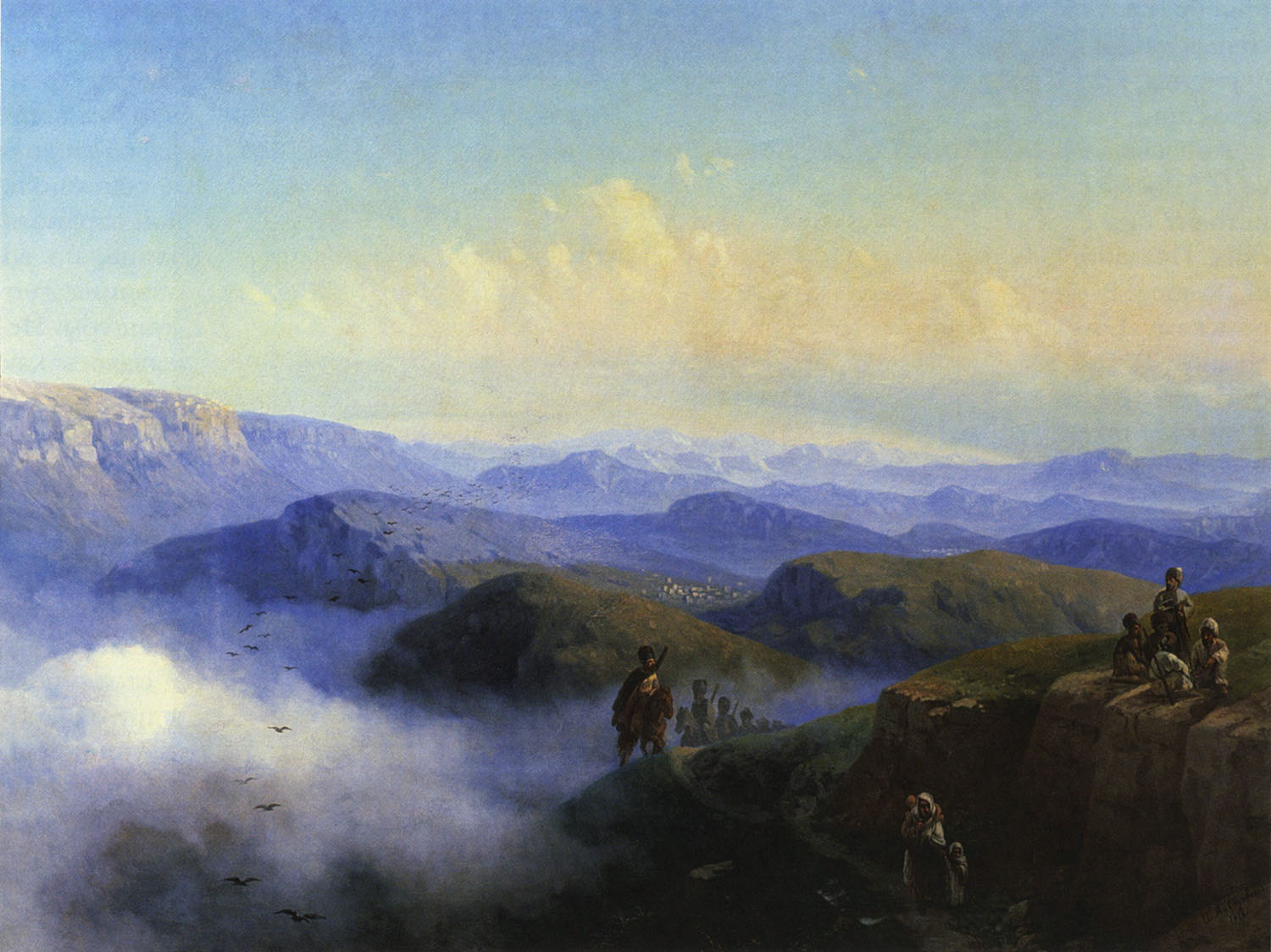 Айвазовский. В горах. 1876
