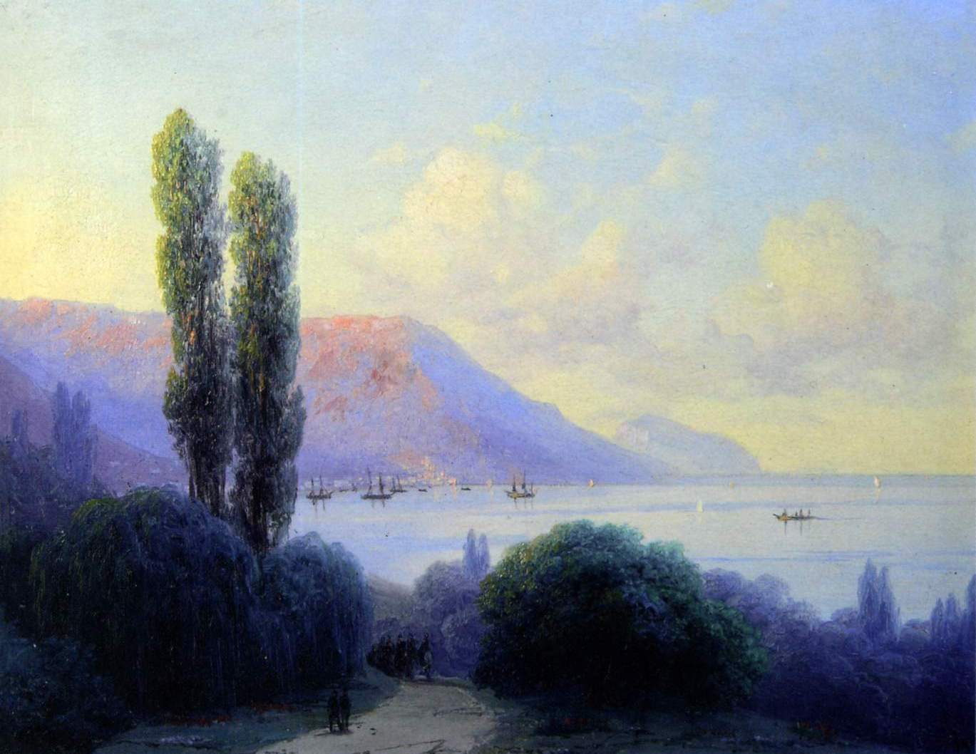 Айвазовский. Вид на Ялту. 1887