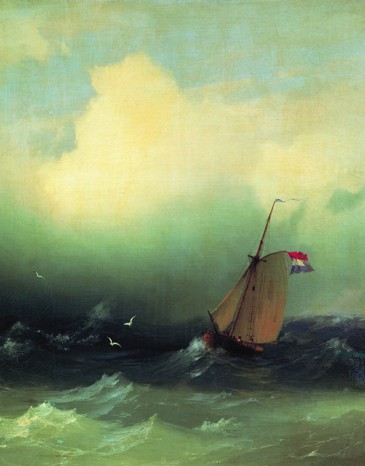 Айвазовский. Буря на море. 1847