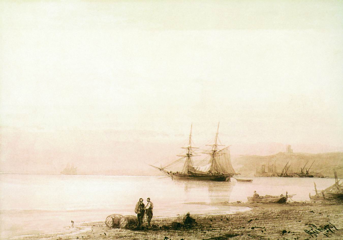 Айвазовский. Морской берег. 1861