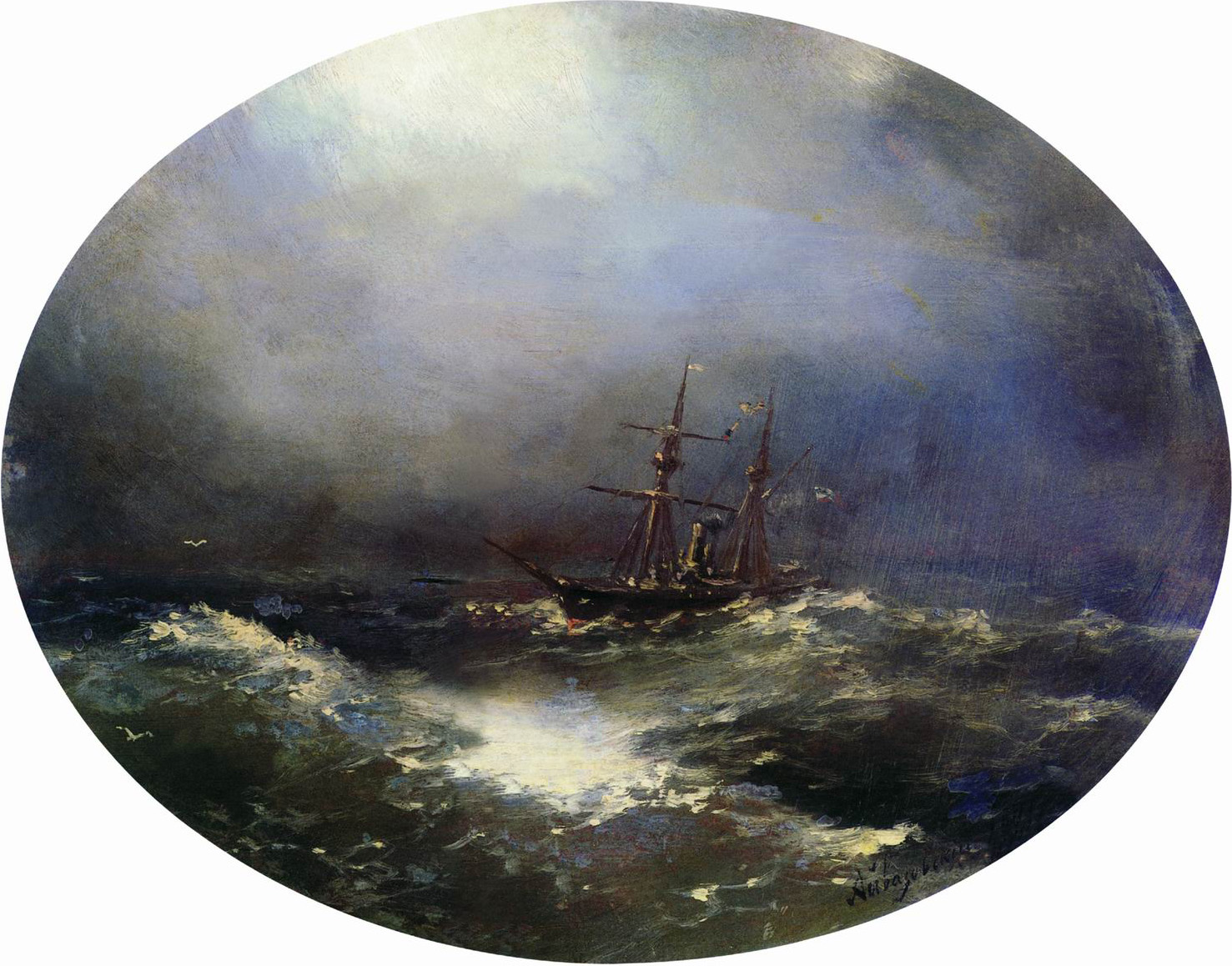 Айвазовский. Морской вид. 1900