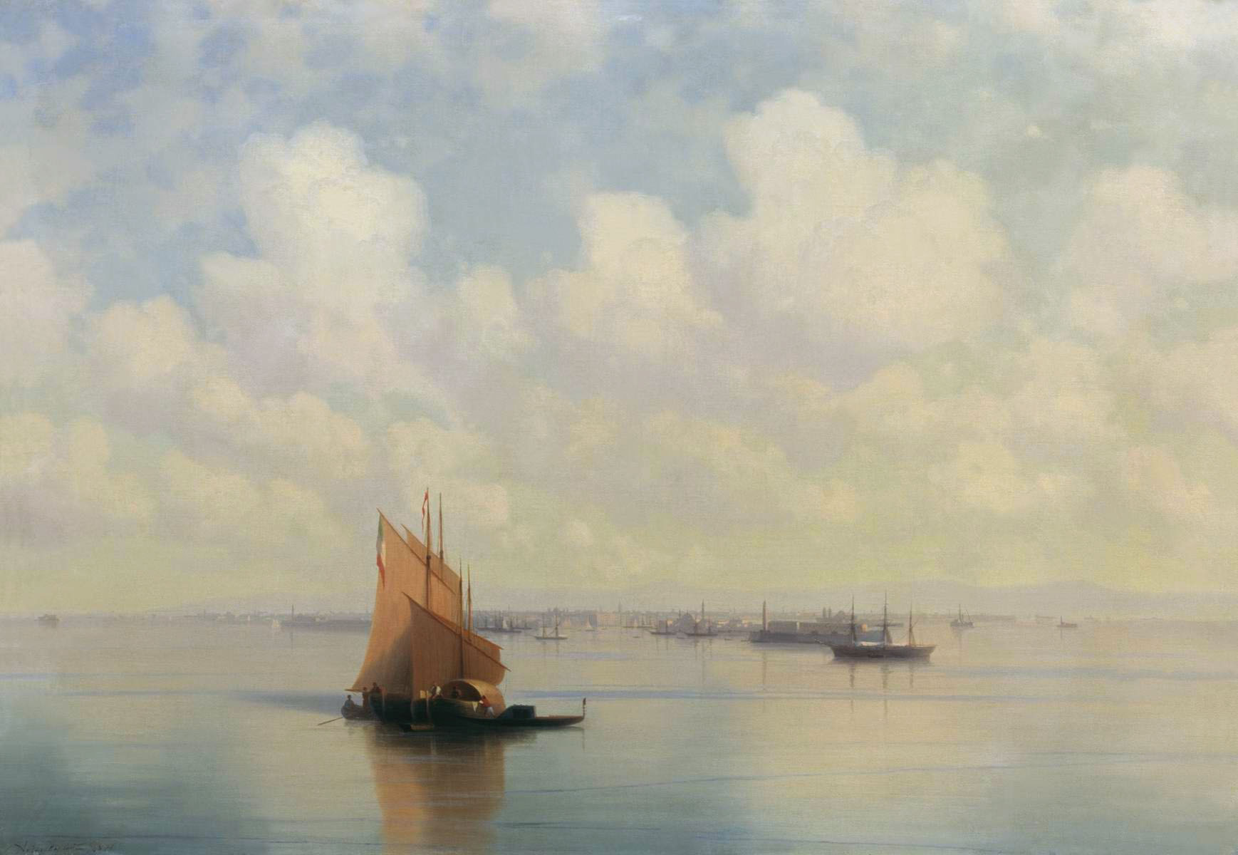 Айвазовский. Морской пейзаж. 1871